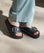 バックル付き フラットサンダル