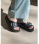 バックル付き フラットサンダル