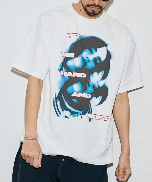 ビリー  アイリッシュ Tシャツ Billie Eilish ビリー・アイリッシュ / Tシャツ ネイビー (ビック
