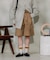 別注 紐付き タックハーフパンツ