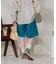 別注 紐付き タックハーフパンツ