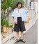 別注 紐付き タックハーフパンツ