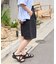 別注 紐付き タックハーフパンツ