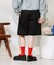 別注 紐付き タックハーフパンツ
