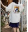 Coleman×matsui×FREAK'S STORE 別注 バックプリント クルーネックTシャツ/Hug