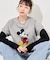 【MICKEY MOUSE】ヴィンテージライク 半袖 プリントスウェット