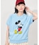 【MICKEY MOUSE】ヴィンテージライク 半袖 プリントスウェット