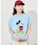 【MICKEY MOUSE】ヴィンテージライク 半袖 プリントスウェット