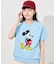 【MICKEY MOUSE】ヴィンテージライク 半袖 プリントスウェット