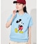 【MICKEY MOUSE】ヴィンテージライク 半袖 プリントスウェット