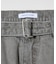 BELTED WIDE DENIM
