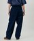 BELTED WIDE DENIM