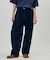 BELTED WIDE DENIM