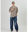 BELTED WIDE DENIM