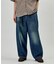 BELTED WIDE DENIM