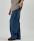 BELTED WIDE DENIM