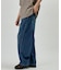 BELTED WIDE DENIM