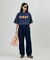 BELTED WIDE DENIM