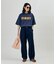 BELTED WIDE DENIM
