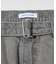 BELTED WIDE DENIM
