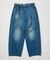 BELTED WIDE DENIM