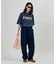 BELTED WIDE DENIM