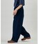 BELTED WIDE DENIM