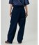 BELTED WIDE DENIM