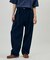 BELTED WIDE DENIM