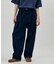 BELTED WIDE DENIM