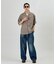 BELTED WIDE DENIM