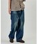 BELTED WIDE DENIM