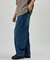 BELTED WIDE DENIM