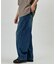 BELTED WIDE DENIM