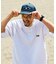 FREAK'S STORE for BEACH & FES リラックスフィット ワンポイントロゴ スピンドル ヘンリーネックTシャツ