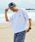 FREAK'S STORE for BEACH & FES リラックスフィット ワンポイントロゴ スピンドル ヘンリーネックTシャツ