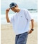 FREAK'S STORE for BEACH & FES リラックスフィット ワンポイントロゴ スピンドル ヘンリーネックTシャツ