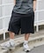 1タック バギーシルエット スラックス ショートパンツ