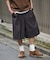 1タック バギーシルエット スラックス ショートパンツ