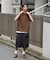 1タック バギーシルエット スラックス ショートパンツ