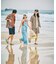【Beach & Festival】カップ付き ボーダーキャミソール