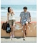 【Beach & Festival】 2WAY メッシュクリアバッグ