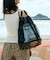 【Beach & Festival】 2WAY メッシュクリアバッグ