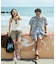 【Beach & Festival】アシンメトリー カップ付きキャミソール
