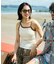 【Beach & Festival】アシンメトリー カップ付きキャミソール