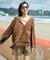 【Beach & Festival】パイル フード付き スキッパープルオーバー