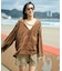【Beach & Festival】パイル フード付き スキッパープルオーバー