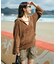 【Beach & Festival】パイル フード付き スキッパープルオーバー
