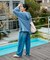 【Beach & Festival】パイル フード付き スキッパープルオーバー