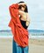 【Beach & Festival】Vネック バックオープン カップ付きキャミソール